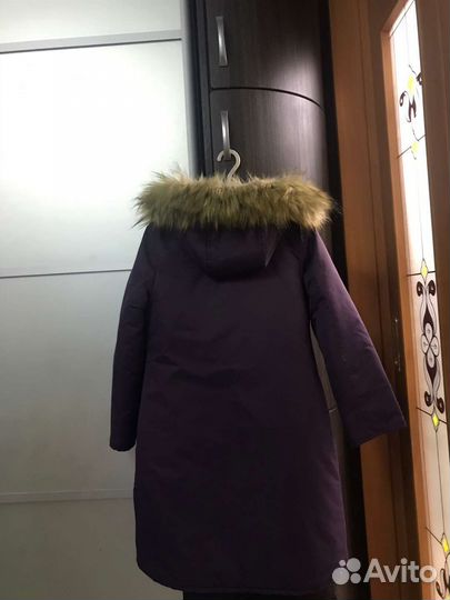 Пальто для девочки зима 128