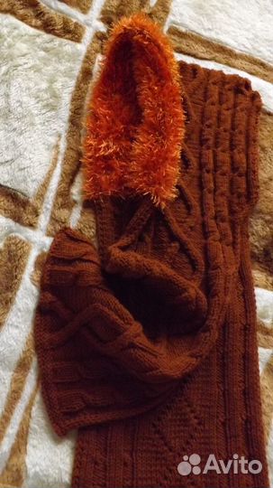 Капюшон капор женский полушерстяной