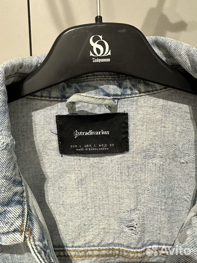 Джинсовая куртка stradivarius