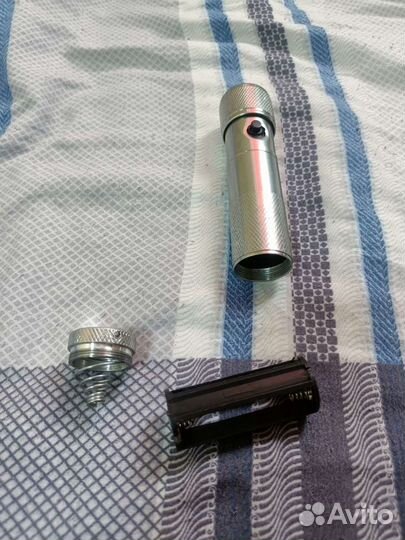 Фонарик ручной на акб и батарейках