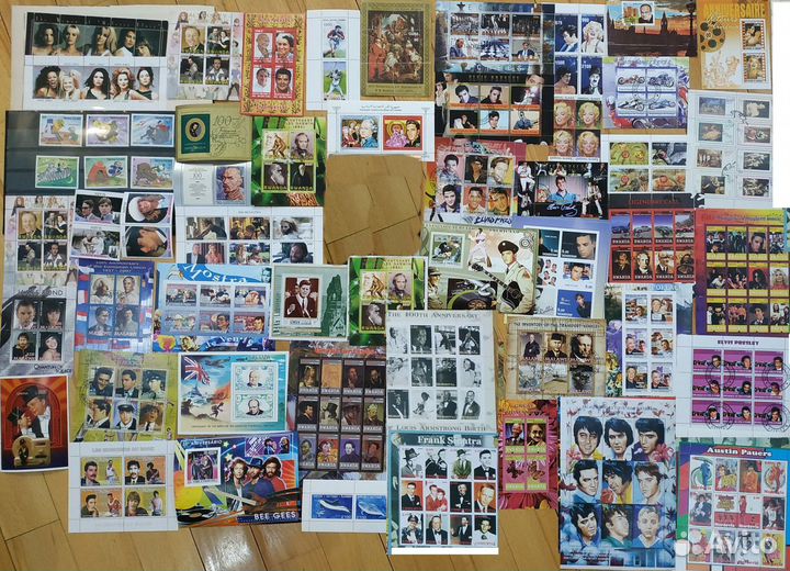 Disney Queen Pink Floyd Doors Madonna марки блоки