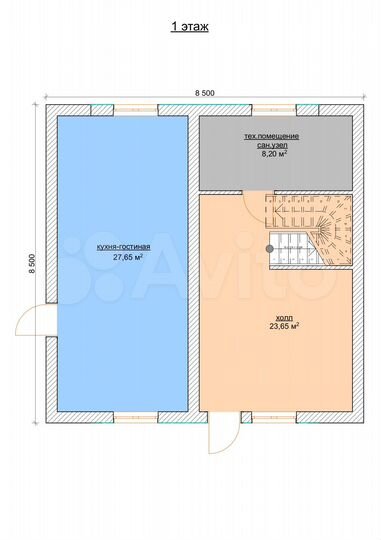 Дом 125 м² на участке 6,4 сот.