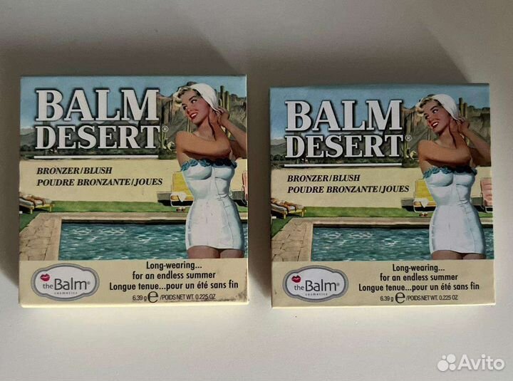 Бронзирующая пудра-румяна Balm Desert новая