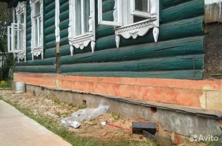 Замена венцов деревянного дома