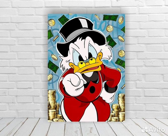 Картины Скрудж Макдак. Денежные картины