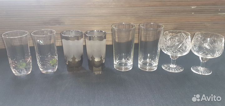 Рюмки бокалы хрусталь