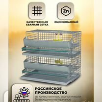 Клетка для перепелов на 30 голов 2 яруса (кп-30-2Я, Солнечногорск