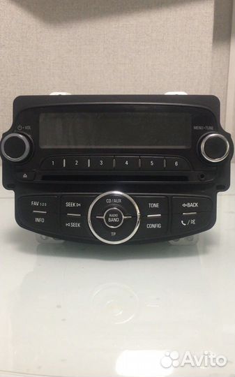 Штатная магнитола на chevrolet cruze 2013г
