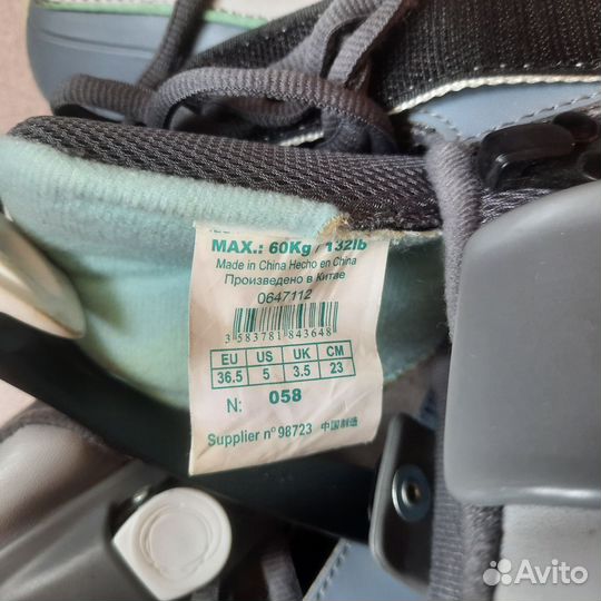 Ролики, размер 36.5