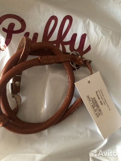 Шлейка кожаная для собаки