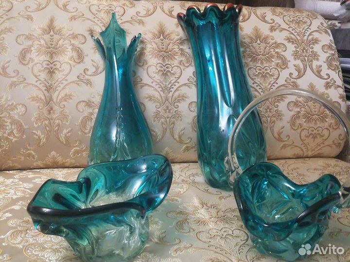 Вазы, набор 4 шт