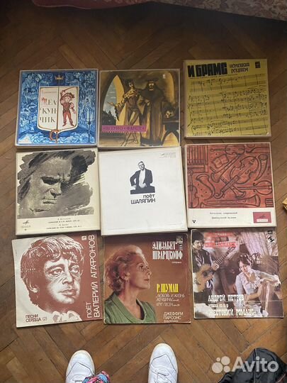 Советские виниловые пластинки (классика, барды)