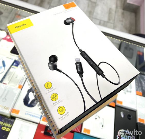 Наушники Baseus encok (lightning) для iPhone