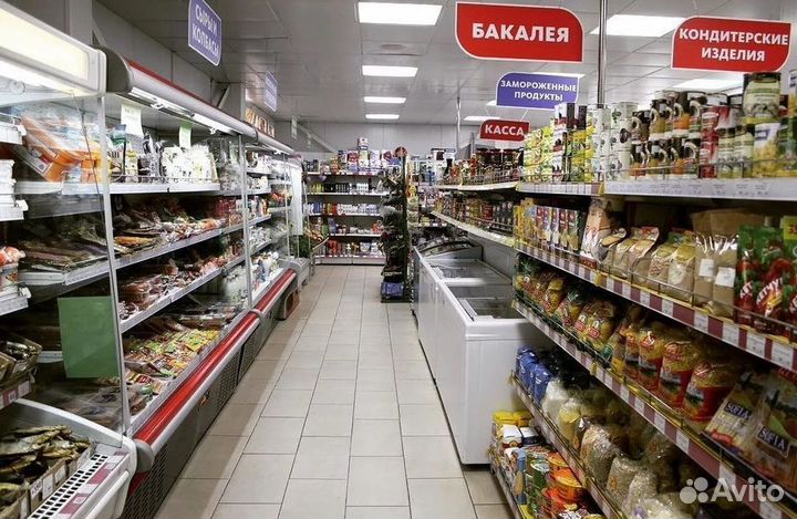 Магазин продукты 24/7 в центре, прибыльный, с алко