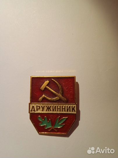 Значок Дружинник