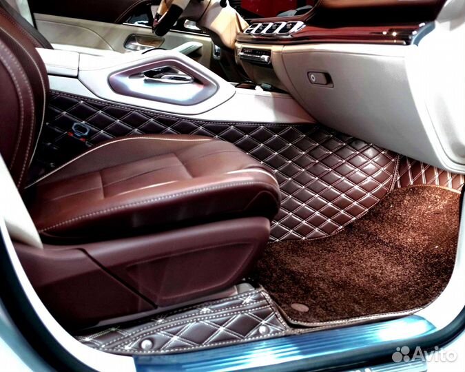 Автоковрики на Mercedes-Benz Maybach GLS 2021г