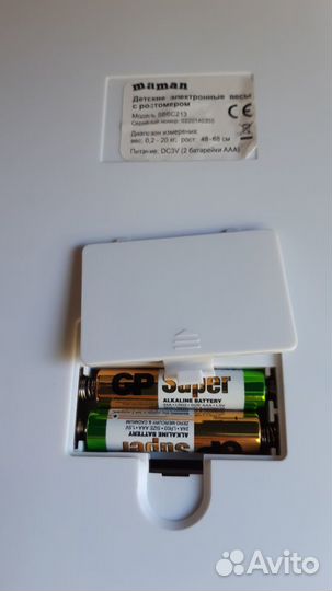 Электронные весы maman с цифровым ростометром