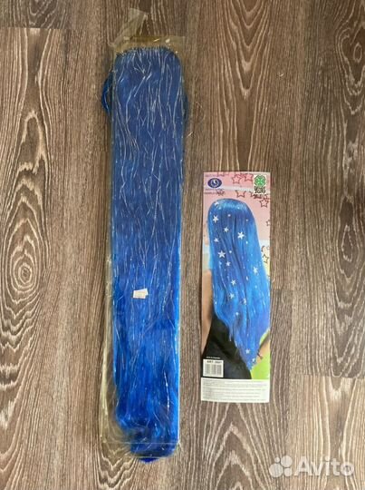 Парик синий