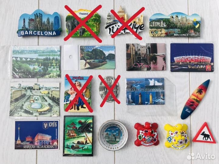 Магниты - города и страны