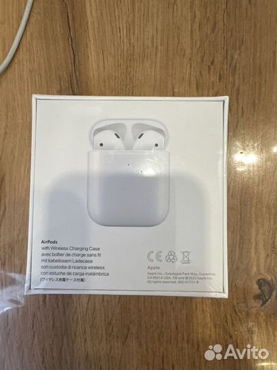 Беспроводные наушники apple airpods 2