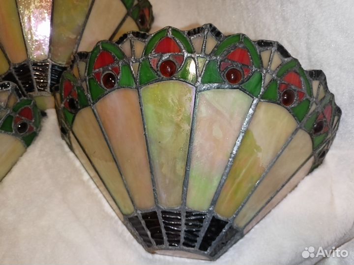 Светильники комплект в стиле Тиффани, бра Tiffany