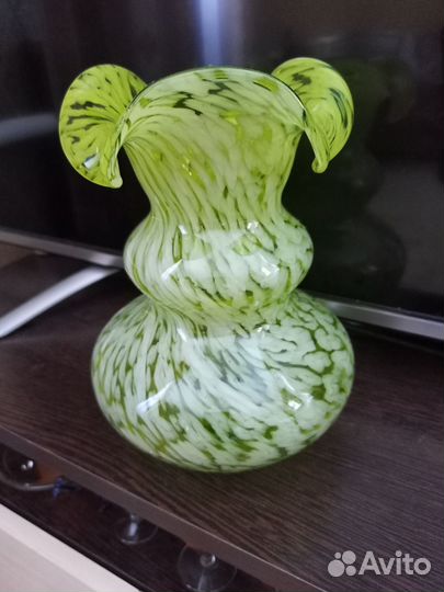 Ваза цветное стекло СССР