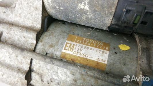 Стартер бензиновый toyota urban cruiser (KAD06DF01