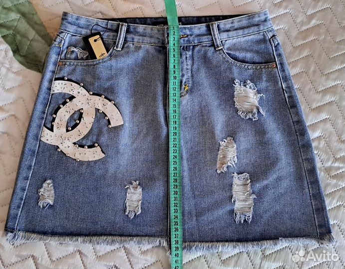 Юбка джинсовая