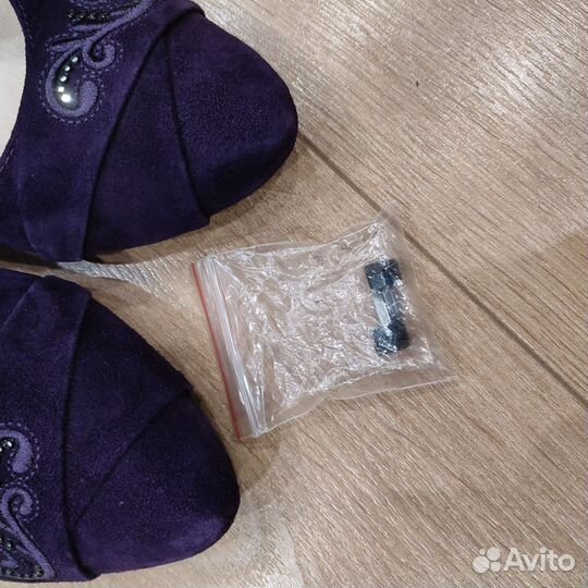 Туфли замшевые