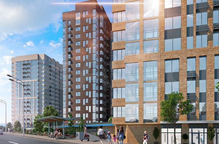 2-к. квартира, 77,3 м², 8/17 эт.