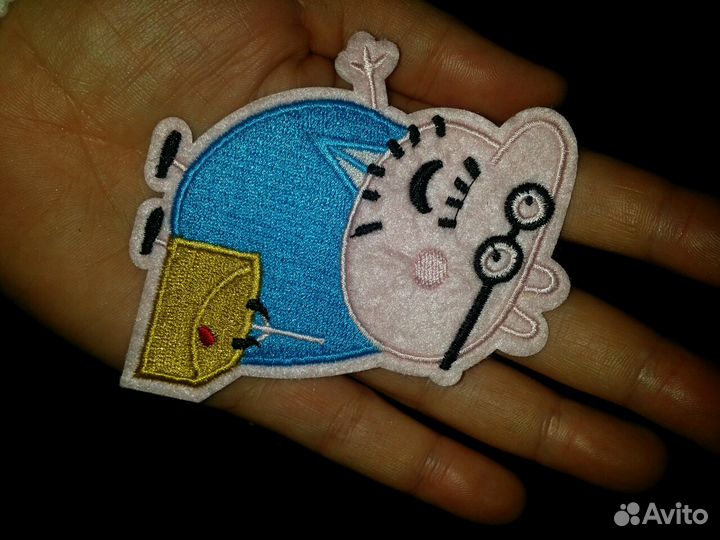 Нашивки со свинка пеппа и герои из мультика