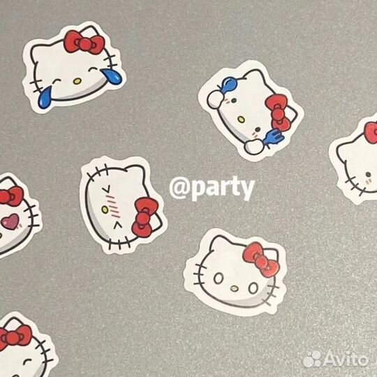 Милые стикеры Hello Kitty в эстетике