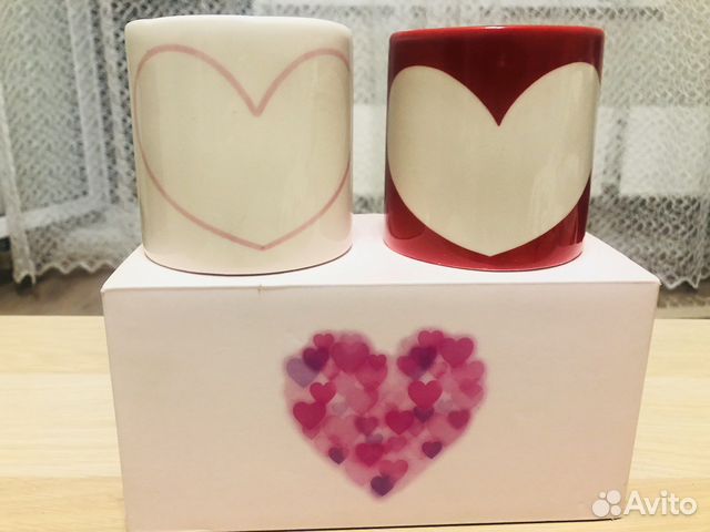 Парные кружки для влюбленных Avon