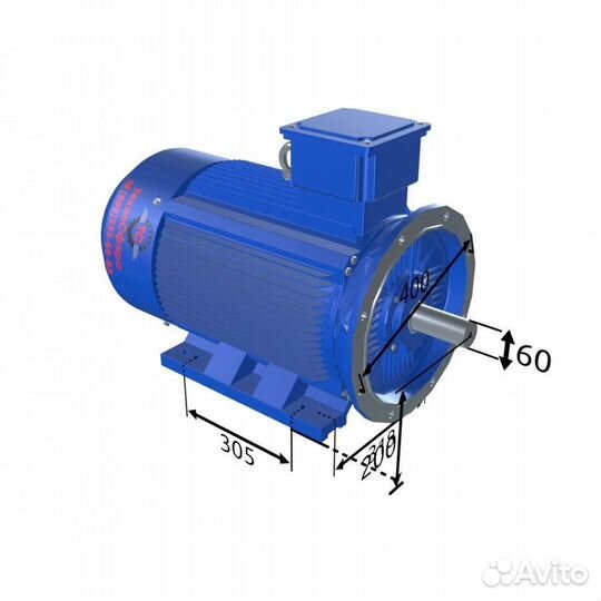 Электродвигатель аир 200L8 (22кВт/750об.мин)