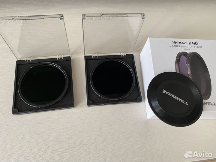 Фильтры Freewell 77 мм, variable ND 2-5, 6-9 (2шт)