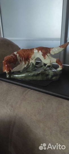 Статуэтка собака и дичь