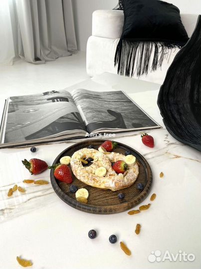 Деревянная тарелка