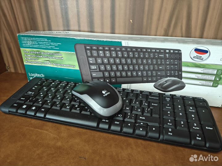 Клавиатура и мышка Logitech (без usb приёмника)