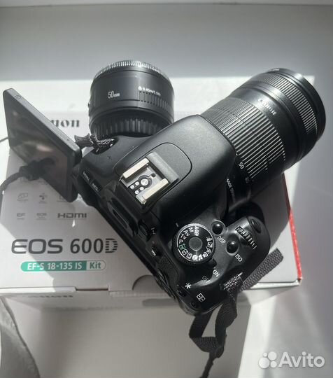 Зеркальный фотоаппарат canon 600d