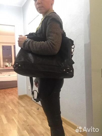 Большая коженая сумка Parentesi. оригинал, новая