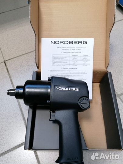 Гайковерт пнев. ударный 1/2, 850 нм Nordberg