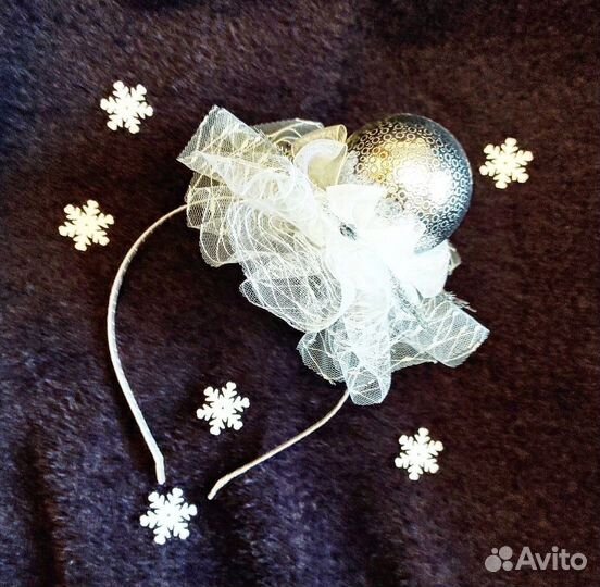 Ободок бусинка