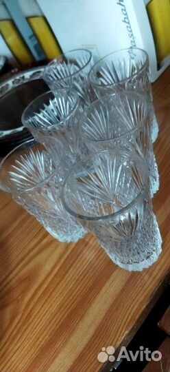 Хрустальная посуда рюмки СССР