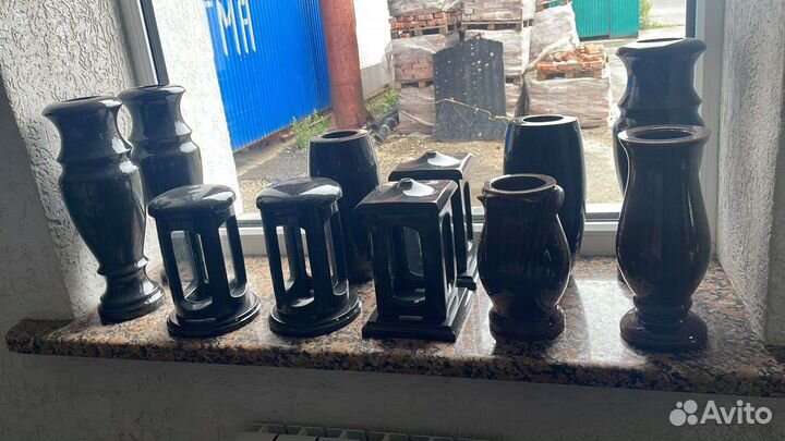 Лампады из литьевого мрамора