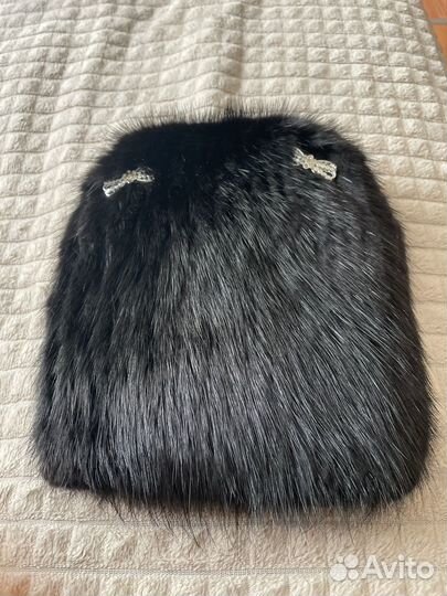 Шапка норковая женская