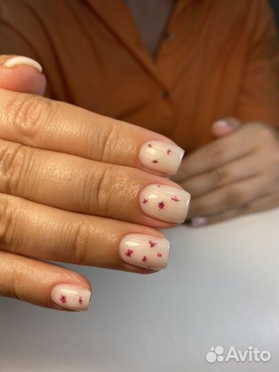 Покрытие гель лаком,наращивание