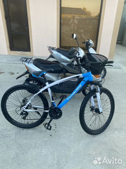 Велосипед и 2 мопеда