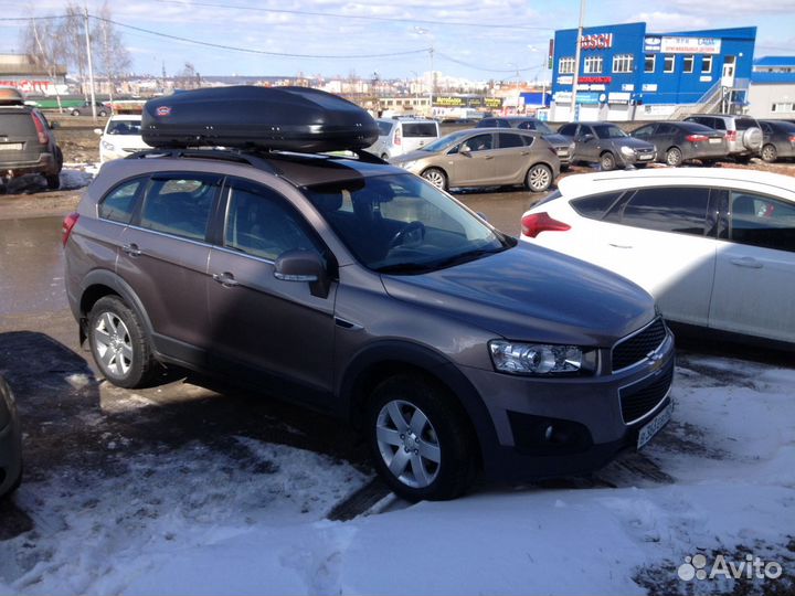 Автобокс для Шевроле Каптива Турино Спорт черный