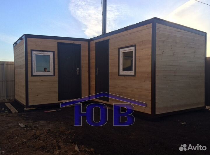 Вагончик Бытовка, сборка у вас на участке