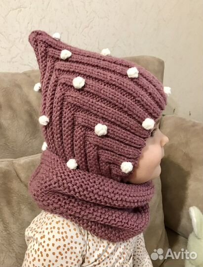 Комплект шапка и снуд для девочки или мальчика